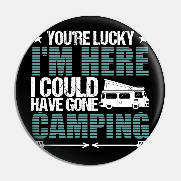 RV Vacation Pop Up Camper Camping Pin by Toeffishirts