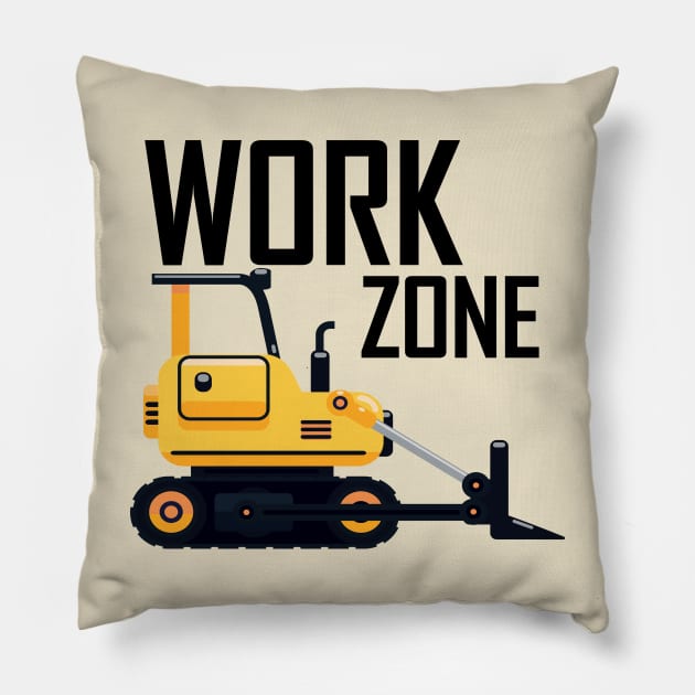 construction Pillow by Mandala Project