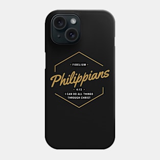 Bible Verse Philippians 4:13 Phone Case