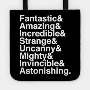 Marvelous Words (White Text) Tote