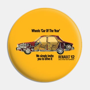 RENAULT 12 - advert Pin