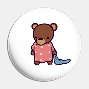 Sleepy Bear Cub Pin