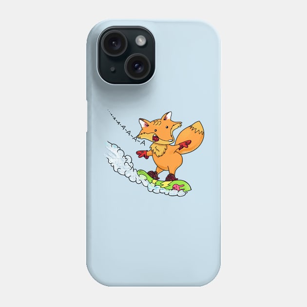 very scared fox Phone Case by Shaggy_Nik