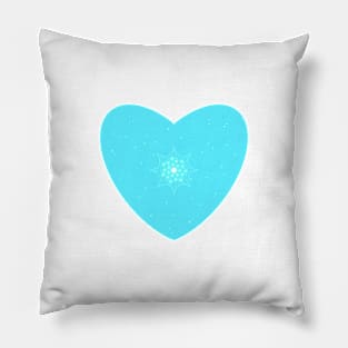 Blue Heart Pillow