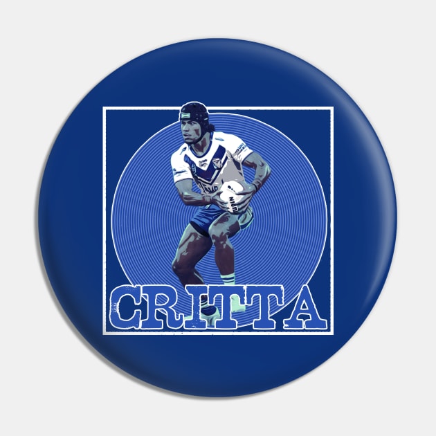 Canterbury Bulldogs - Stephen Crichton - CRITTA Pin by OG Ballers