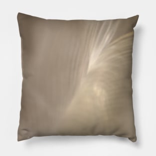 Lumina White Spirit - ethereal beige, khaki and ivory abstract concept art photograph Pillow