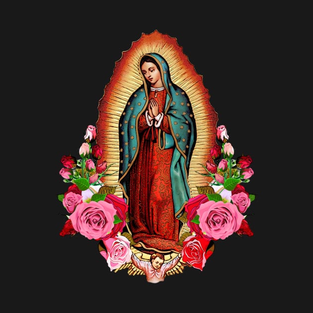 Our Lady of Guadalupe Virgin Mary by Cabezon