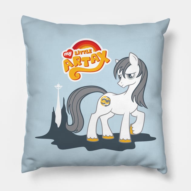 My Little Artax Pillow by Mandrie