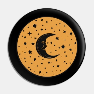 Celestial Smirk Pin