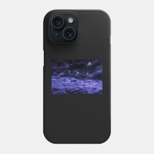 Meteorites in space nebula Phone Case