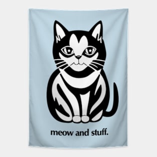 Cat - meow and stuff Tapestry