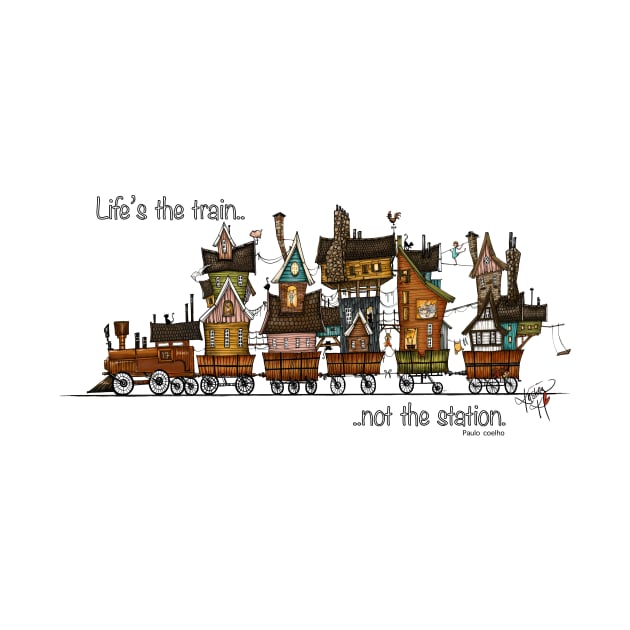 Life's the train by LadyKikki