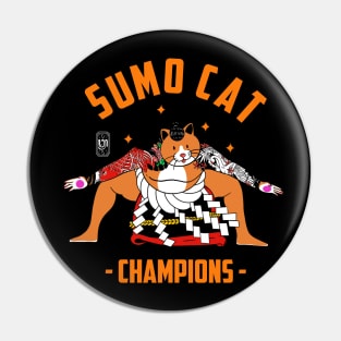 Sumo Cat Pin