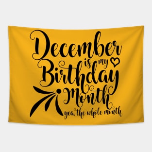 December Birthday Tapestry