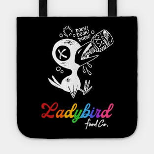 drinky crow ladybird Tote