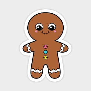 Christmas Gingerbread Man Magnet