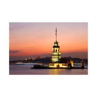 Maiden's Tower İstanbul Turkey T-Shirt