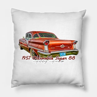 1957 Oldsmobile Super 88 Holiday Hardtop Pillow