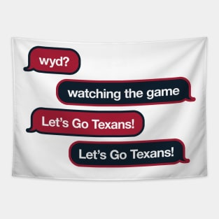 Texans WYD Text Tapestry