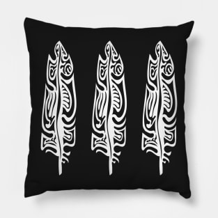 Three Feathers Respect Indigenous WAWEZHI CANADA Pillow