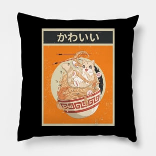 Ramen Cat Pillow