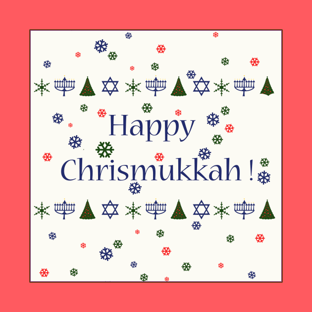Happy Christmas Hanukkah Combo by DISmithArt