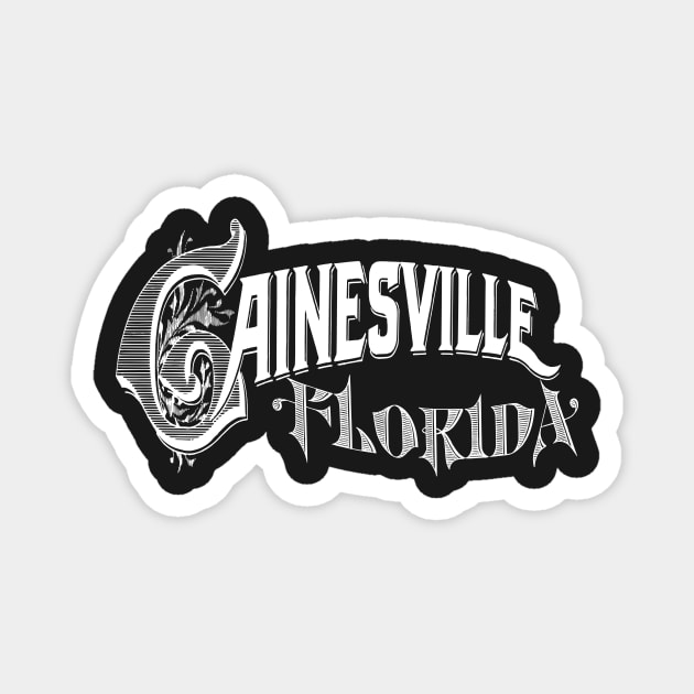 Vintage Gainesville, FL Magnet by DonDota