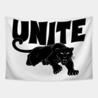 Unite - Black Panther Party - Panther logo tribute Tapestry