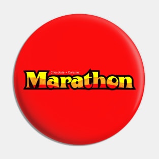 Marathon Bar (white text) Pin