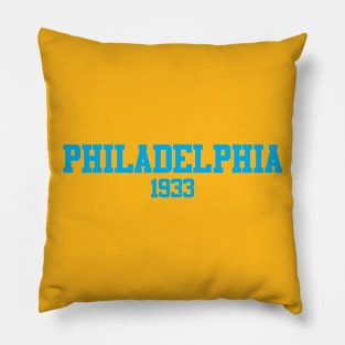 Philadelphia 1933 (Throwback) Pillow