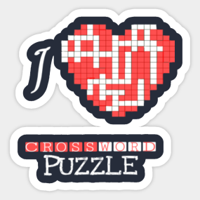 Crossword Stickers Teepublic