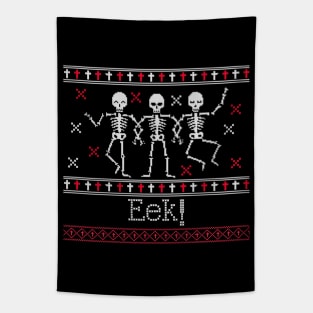 Eek! Halloween Skeleton Tapestry