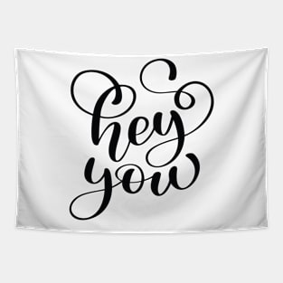Valentines Calligraphy Quote Tapestry