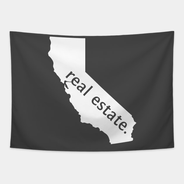 California State Real Estate T-Shirt Tapestry by Proven By Ruben