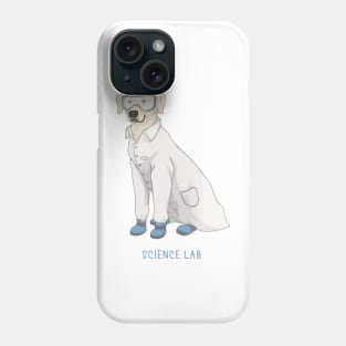 Science lab, lab dog, science dog Phone Case