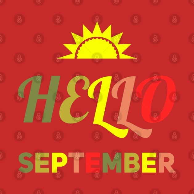 Hello September by Glenn Landas Digital Art