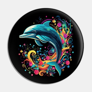 Dolphin Happiness Pin