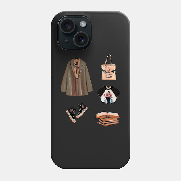 Too Cool For School Phone Case by xsaxsandra