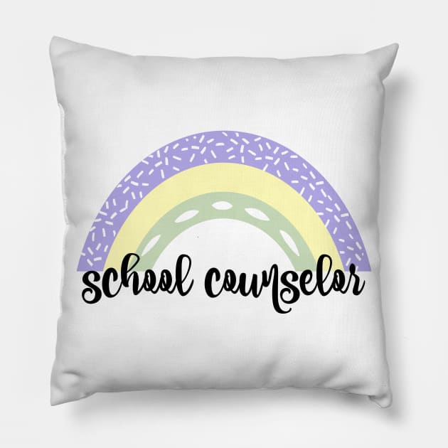 School Counselor Pillow by stickersbycare