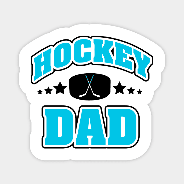 Ice Hockey Dad Magnet by nektarinchen