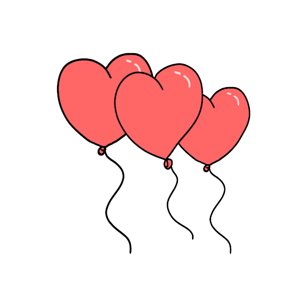 Cute heart-shaped balloons by Dresden’s Shoppe 