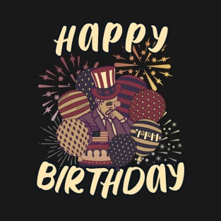 4th of July Funny Joe Biden Happy Birthday T-Shirt