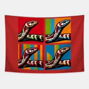 Pop Art Corn Snake - Exotic Snake Tapestry