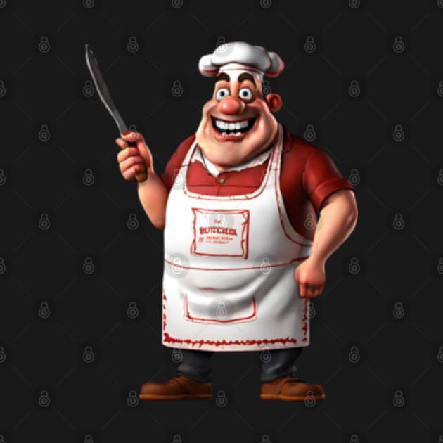 Butcher in Merry Style Butcher TShirt TeePublic