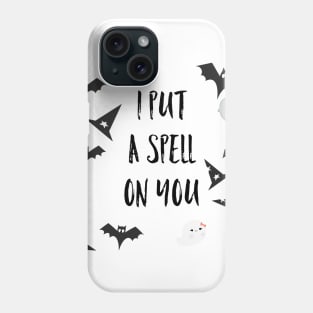 I put a spell on you, funny Halloween mask, Halloween nursery, cute Halloween Phone Case