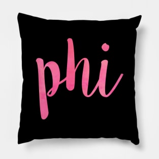 Pink Phi Pillow