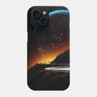 BEHIND THE HILL. Phone Case