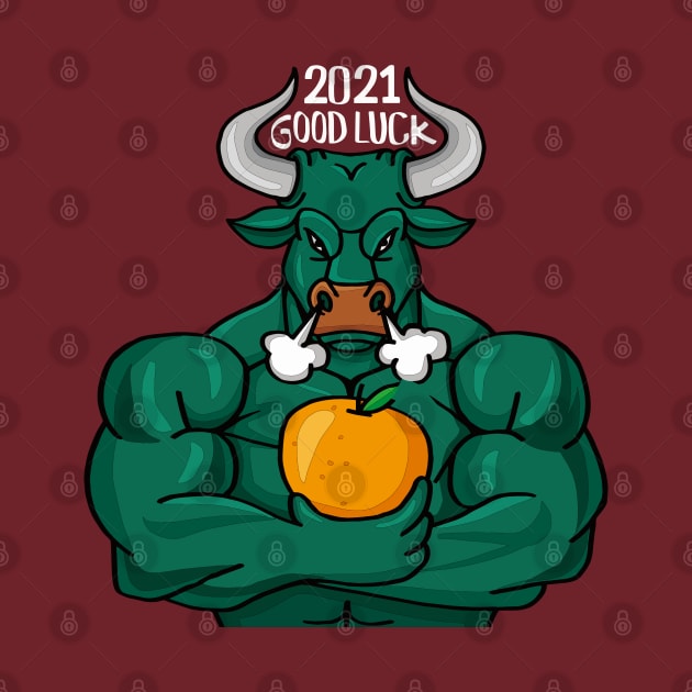 2021 Good Luck Ox by Mako Design 