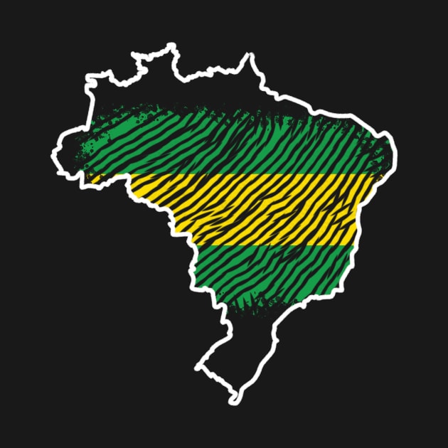 Brazil South America Tshirt by thefriendlyone