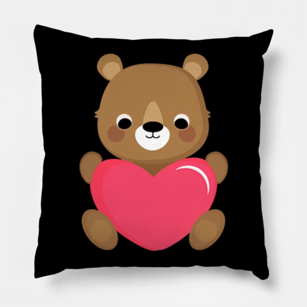 Animals Lover Bear Pillow by Hashop